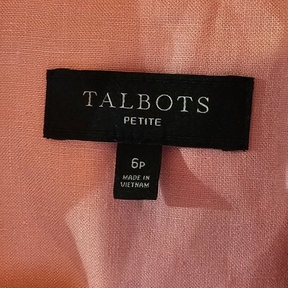 Talbots Classic Linen Blazer Nwot - Picture 4 of 7